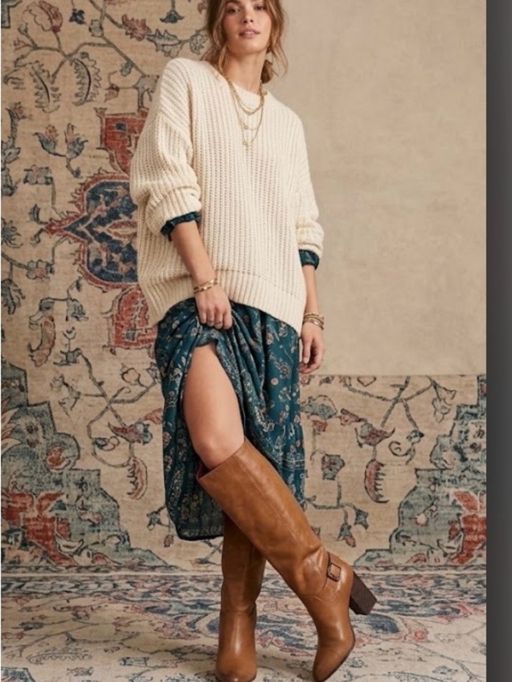 Caramel brown Vince Camuto boots